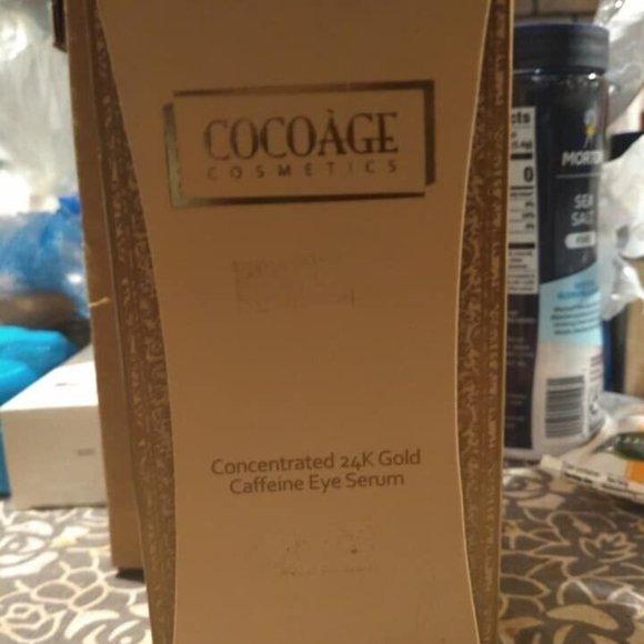 COCOAGE CONCENTRATED 24K GOLD CAFFEINE EYE SERUM-1.7 oz / 50 ml-BRAND NEW-SEALED - Picture 2 of 5